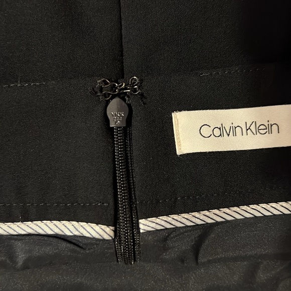 Calvin Klein navy blue Pencil skirt size 16 - Picture 4 of 6